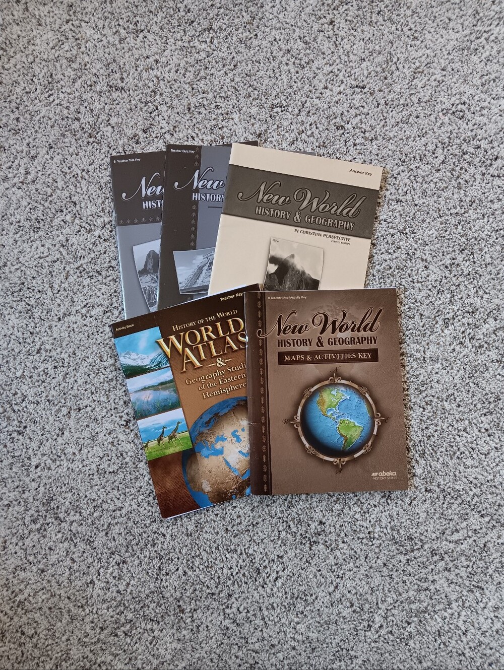 Abeka 6th Grade History Geography Teacher Key Lot Homeschool